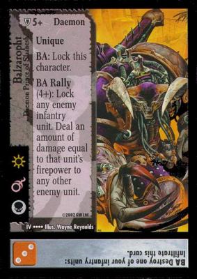 Balzaropht - Daemon Prince of Slaanesh - Foil
